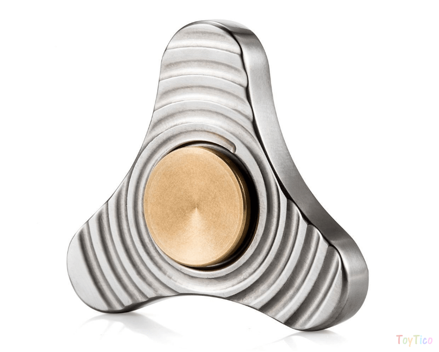 Titanium Tri-Spinner Fidget