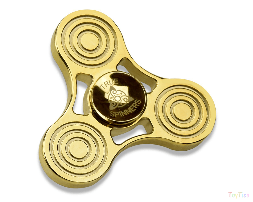 True Spinners Gold Plated Fidget Spinner