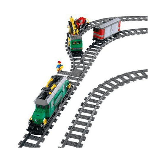 LEGO train pieces