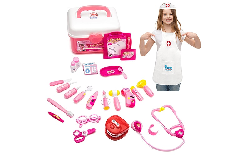 GAMZOO Doctor Kit Set Dentist Playsett