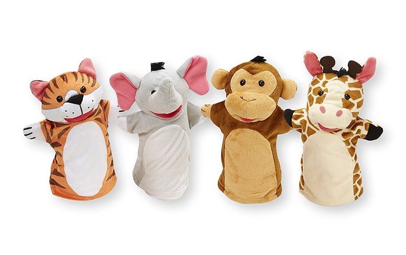 Melissa & Doug Zoo Friends Hand Puppets