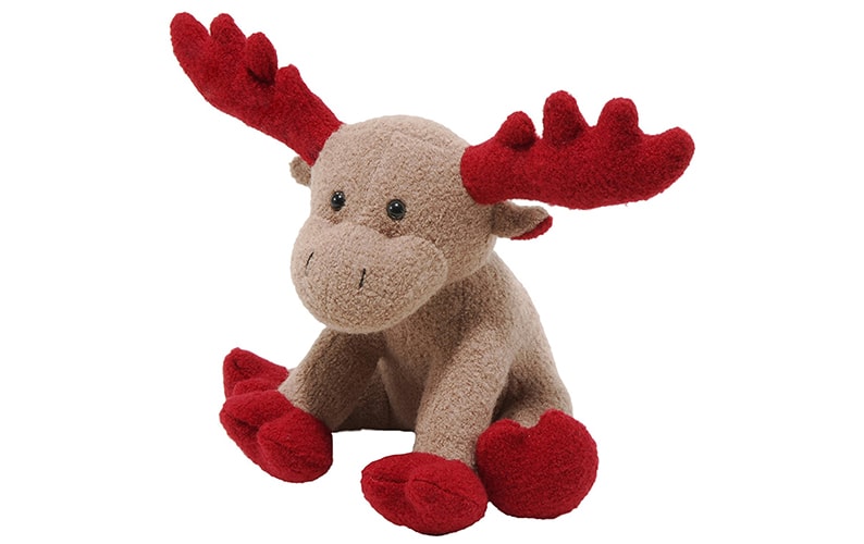 Jax and Bones Red Christmas Moose