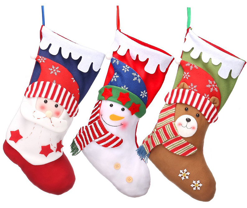 Christmas Stockings 18 Xmas Party Mantel Decorations