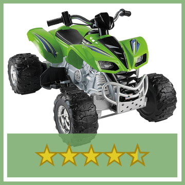 Power Wheels kawasaki 4 wheeler for kids - KFX model