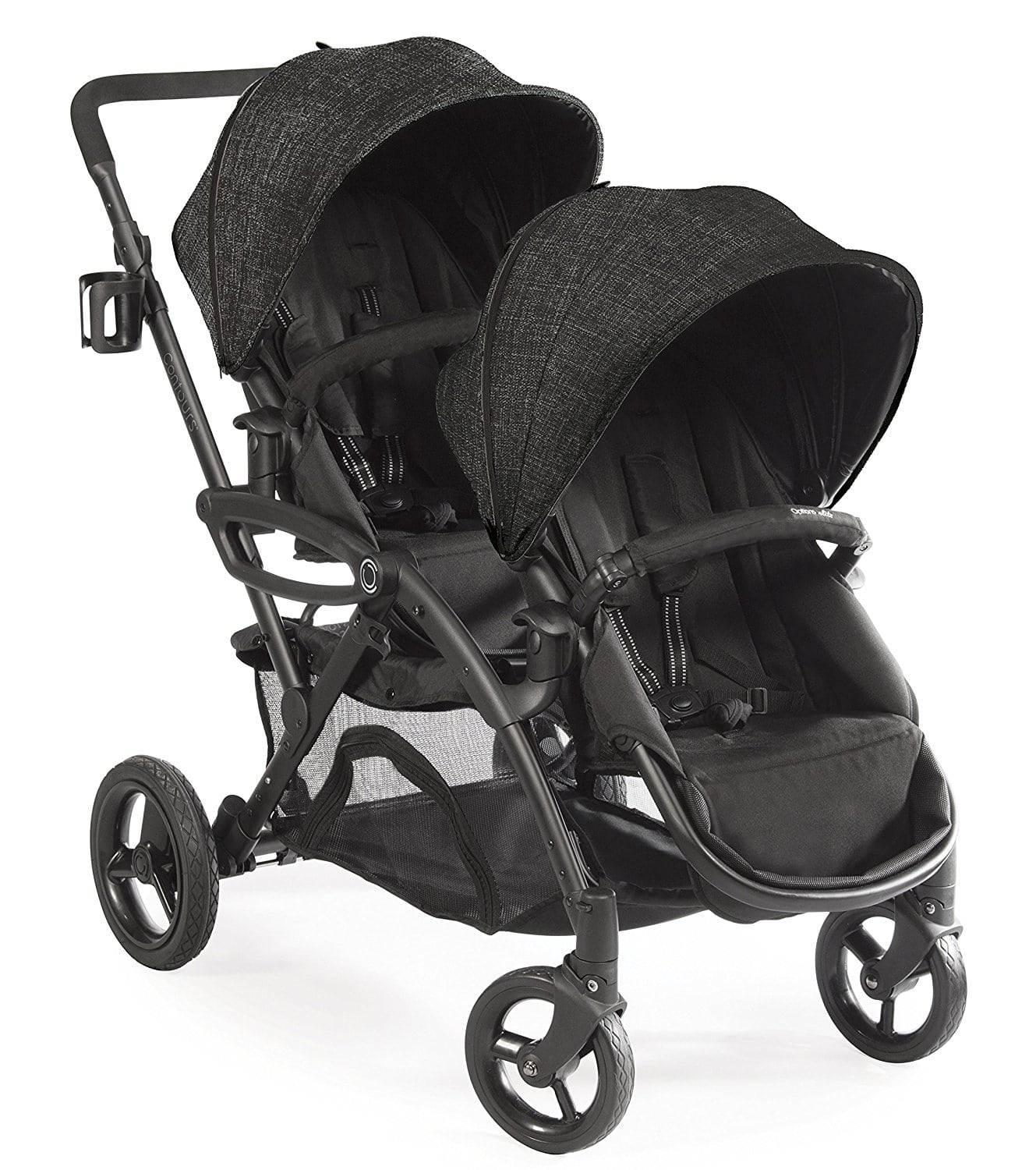 Contours Options Elite Tandem Double Stroller, Carbon