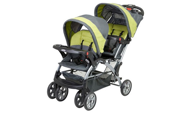 Baby Trend Sit N Stand Double Stroller Carbon