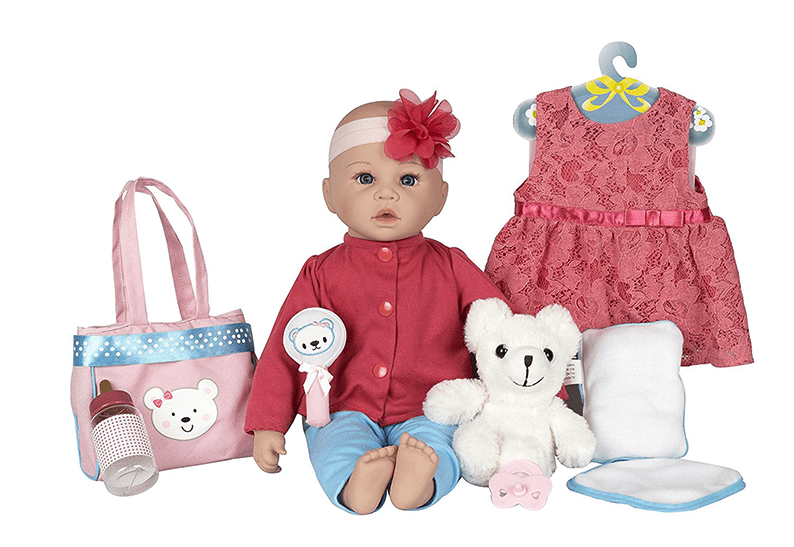 Baby Doll Playset Plush Teddy Bear