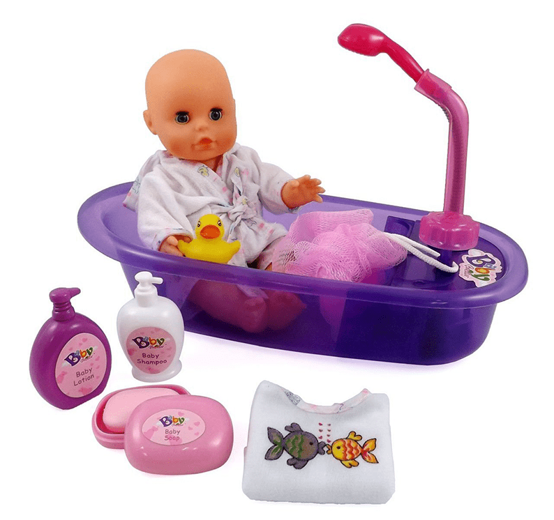 Bathtime Doll Bath Set for Kids