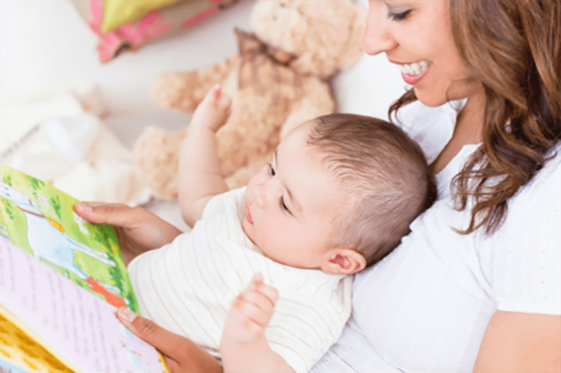 Book baby contrasting colors