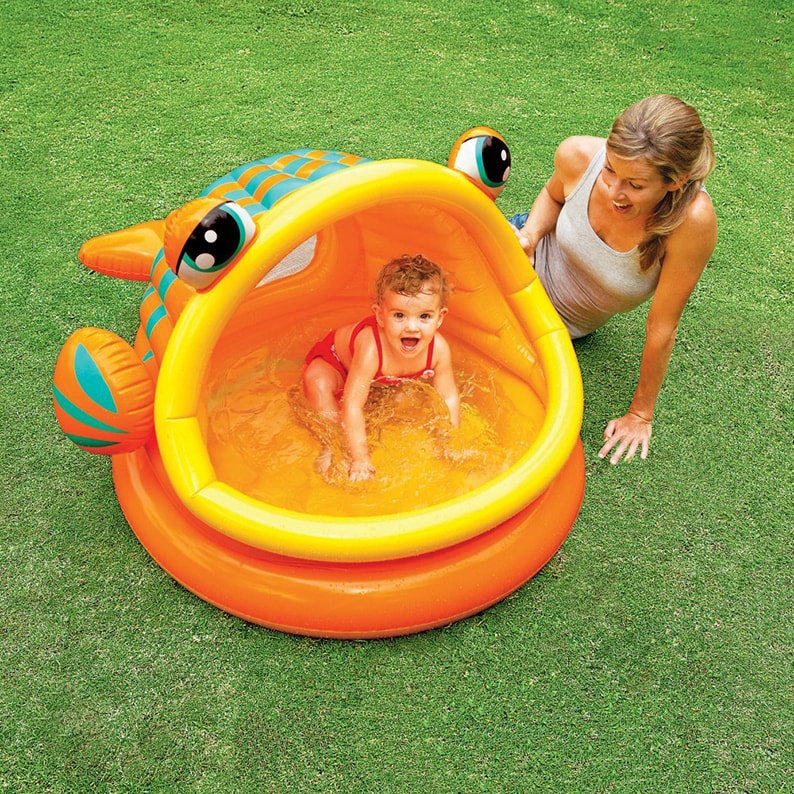 Lazy Fish Inflatable Baby Pool min