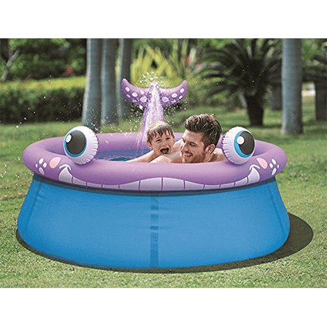 Whale Spray Inflatable Kiddie Pool