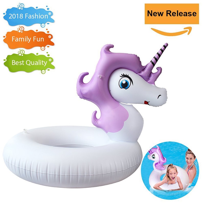 Unicorn Raft Tube Party Inflatable Ring Pool Float