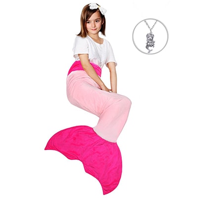 Mermaid Tail Blanket Upgraded Double layered Soft