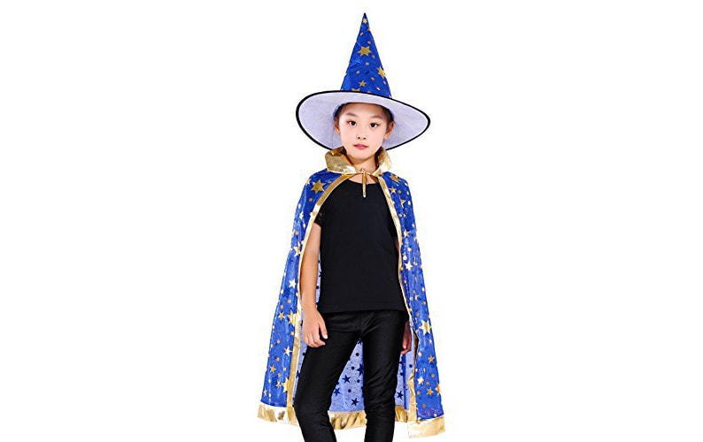 Colorful Witch Wizard Kids Cloak Cape